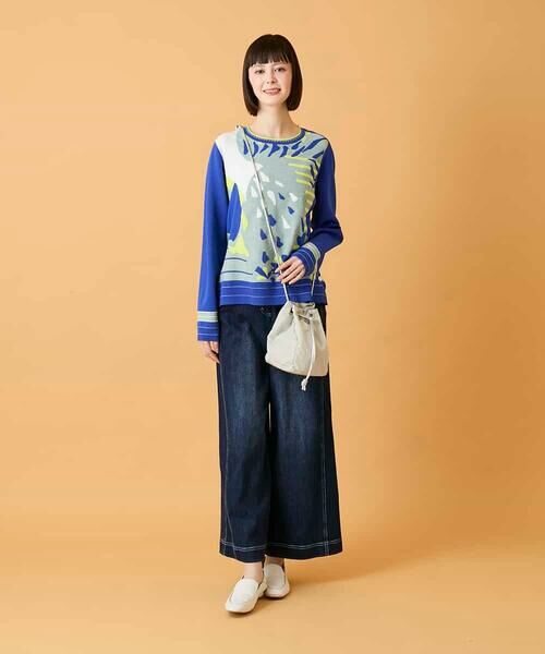 Maison de CINQ / メゾン ドゥ サンク その他パンツ | 【小さいサイズ】ステッチポイントストレッチデニムパンツ | 詳細13