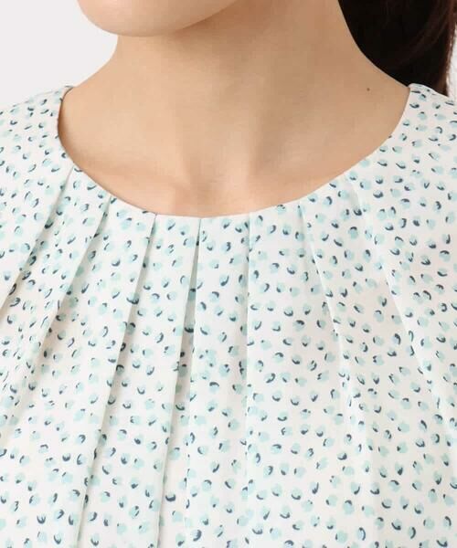 Maison de CINQ / メゾン ドゥ サンク シャツ・ブラウス | 【小さいサイズ】フラワーモチーフプリントブラウス/接触冷感/UVカット/洗濯機で洗える | 詳細10