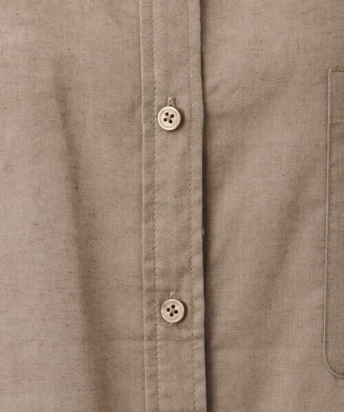 Maison de CINQ / メゾン ドゥ サンク シャツ・ブラウス | 【小さいサイズ】リネン混カラーシャツブラウス/接触冷感/洗える | 詳細27