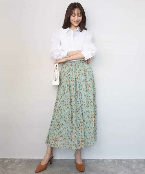 Maison de CINQ / メゾン ドゥ サンク シャツ・ブラウス | 【小さいサイズ】リネン混カラーシャツブラウス/接触冷感/洗える | 詳細9