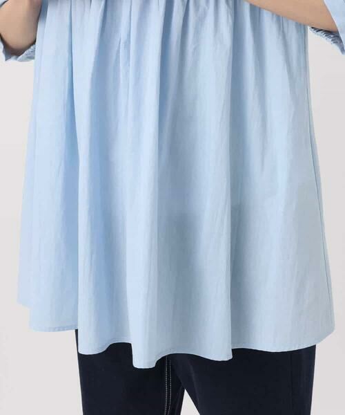 Maison de CINQ / メゾン ドゥ サンク シャツ・ブラウス | 【小さいサイズ】コットンピンタックチュニックブラウス/洗える | 詳細1