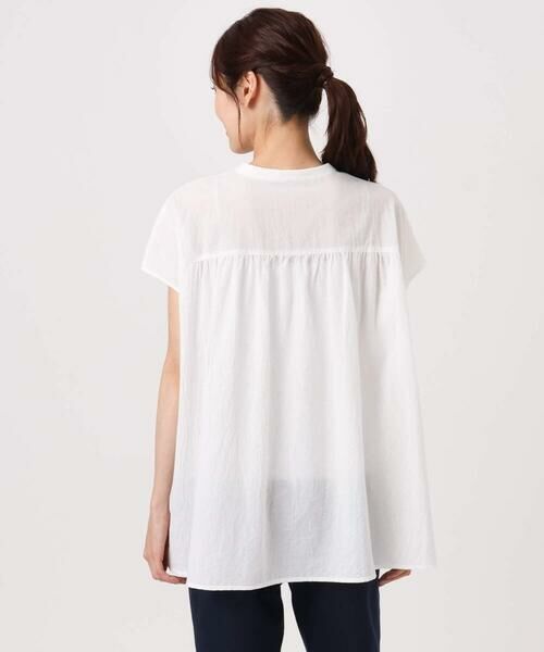 Maison de CINQ / メゾン ドゥ サンク シャツ・ブラウス | 【小さいサイズ】[洗える]ハンドスモッキングブラウス | 詳細9