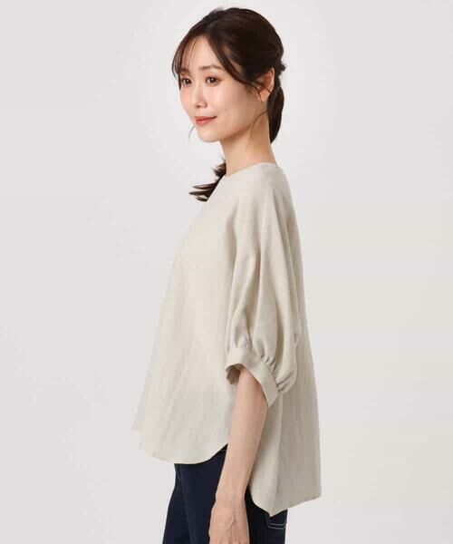 Maison de CINQ / メゾン ドゥ サンク シャツ・ブラウス | 【小さいサイズ】[UVカット/接触冷感/洗える]ボリュームスリーブブラウス | 詳細23