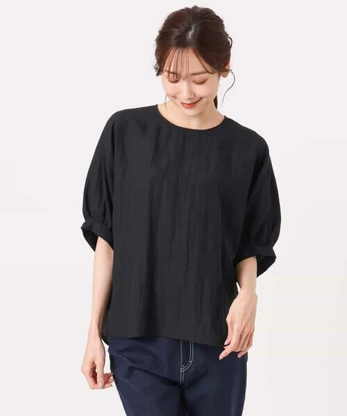 Maison de CINQ / メゾン ドゥ サンク シャツ・ブラウス | 【小さいサイズ】[UVカット/接触冷感/洗える]ボリュームスリーブブラウス | 詳細30