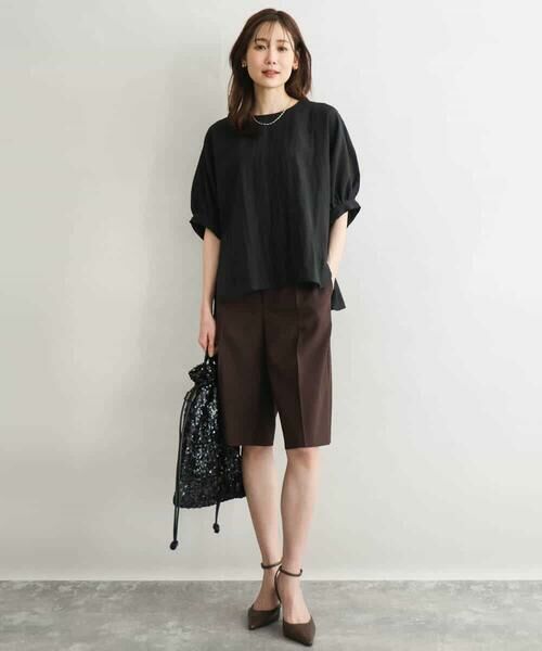 Maison de CINQ / メゾン ドゥ サンク シャツ・ブラウス | 【小さいサイズ】[UVカット/接触冷感/洗える]ボリュームスリーブブラウス | 詳細7