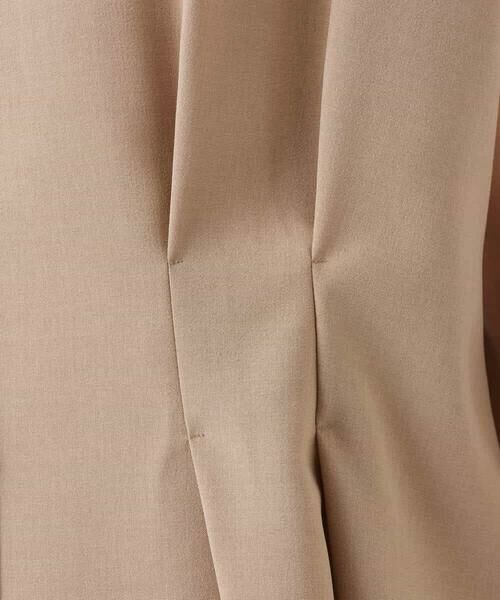 Maison de CINQ / メゾン ドゥ サンク シャツ・ブラウス | 【小さいサイズ】[洗える]リネンライクストレッチ ウエストタックデザイン襟付きブラウス | 詳細21