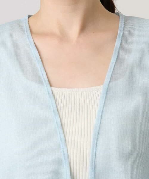 Maison de CINQ / メゾン ドゥ サンク カーディガン・ボレロ | 【小さいサイズ】コットン混シアーラメカーディガン/洗える | 詳細13