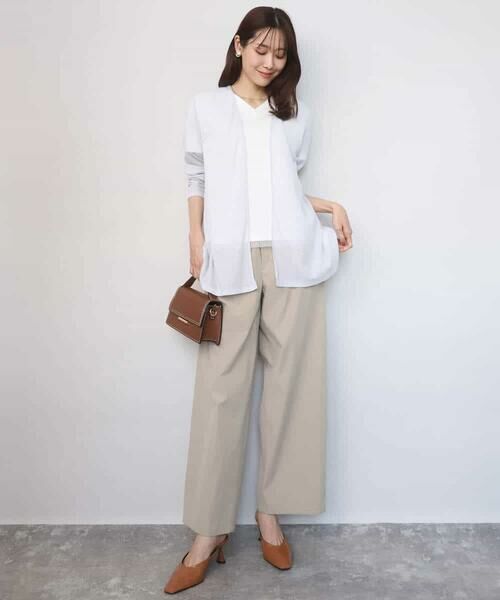 Maison de CINQ / メゾン ドゥ サンク カーディガン・ボレロ | 【小さいサイズ】コットン混シアーラメカーディガン/洗える | 詳細2