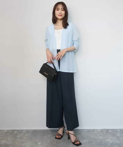 Maison de CINQ / メゾン ドゥ サンク カーディガン・ボレロ | 【小さいサイズ】コットン混シアーラメカーディガン/洗える | 詳細8