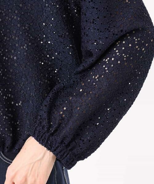 Maison de CINQ / メゾン ドゥ サンク その他アウター | 【小さいサイズ】花柄ラッセルレースジップアップブルゾン/洗える | 詳細12