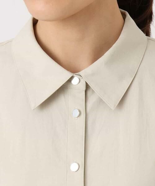 Maison de CINQ / メゾン ドゥ サンク ロング・マキシ丈ワンピース | 【小さいサイズ】ハーフスリーブ シャツワンピース/UVカット/洗える | 詳細8