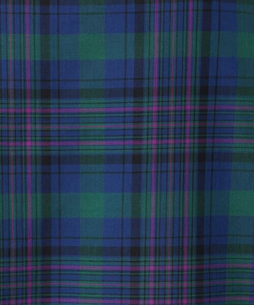 Maison de CINQ / メゾン ドゥ サンク ロング・マキシ丈ワンピース | 【小さいサイズ】オーガンジーチェック柄フレアシルエットワンピース/洗える | 詳細11