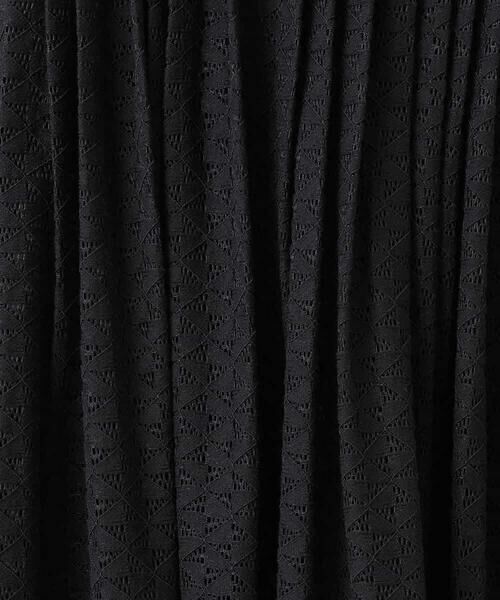 Maison de CINQ / メゾン ドゥ サンク ロング・マキシ丈ワンピース | 【小さいサイズ】[洗える]幾何柄レースAラインワンピース | 詳細19