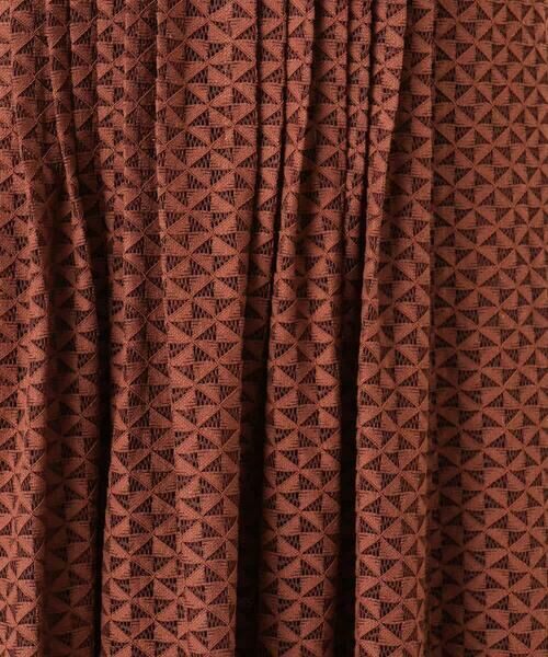 Maison de CINQ / メゾン ドゥ サンク ロング・マキシ丈ワンピース | 【小さいサイズ】[洗える]幾何柄レースAラインワンピース | 詳細21