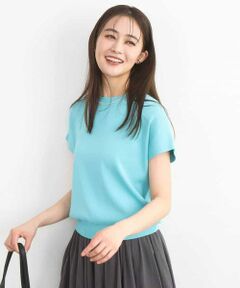 Maison de CINQ / メゾン ドゥ サンク ニット・セーター | 【小さいサイズ】フレンチスリーブニット/接触冷感/UVカット/洗える