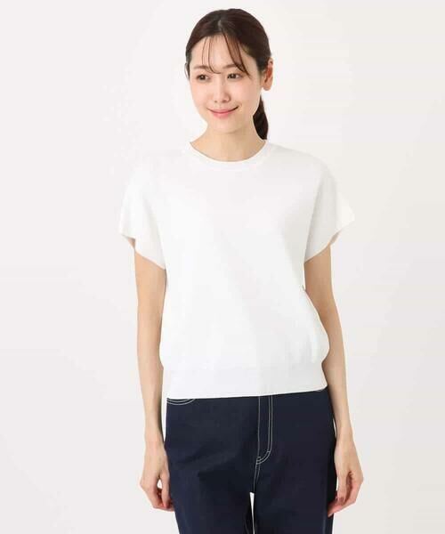 Maison de CINQ / メゾン ドゥ サンク ニット・セーター | 【小さいサイズ】フレンチスリーブニット/接触冷感/UVカット/洗える | 詳細22