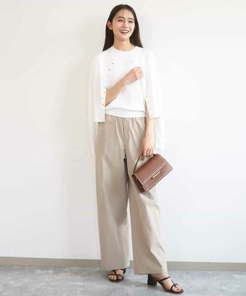 Maison de CINQ / メゾン ドゥ サンク ニット・セーター | 【小さいサイズ】フレンチスリーブニット/接触冷感/UVカット/洗える | 詳細7