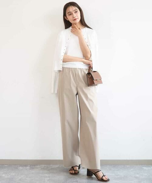 Maison de CINQ / メゾン ドゥ サンク ニット・セーター | 【小さいサイズ】フレンチスリーブニット/接触冷感/UVカット/洗える | 詳細8