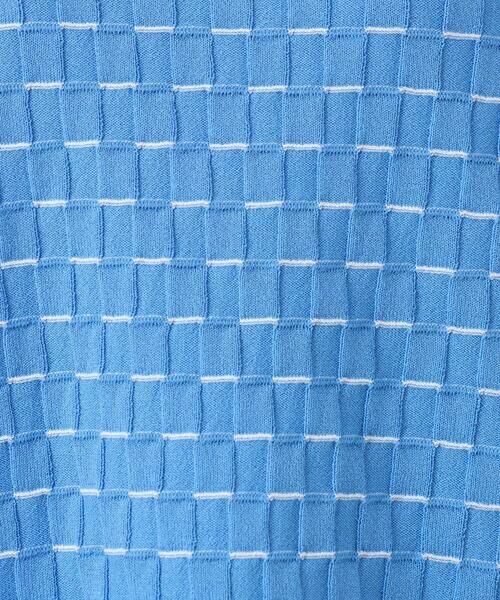 Maison de CINQ / メゾン ドゥ サンク ニット・セーター | 【小さいサイズ】ブロック調クロップド丈ニット/UVカット/洗える | 詳細16