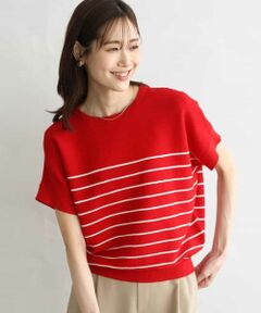 Maison de CINQ / メゾン ドゥ サンク ニット・セーター | 【小さいサイズ】[UVカット/洗える]マリンボーダーニット