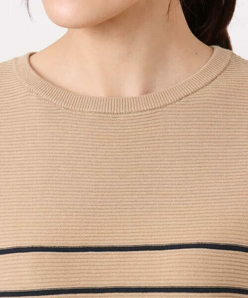 Maison de CINQ / メゾン ドゥ サンク ニット・セーター | 【小さいサイズ】[UVカット/洗える]マリンボーダーニット | 詳細16