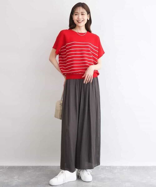 Maison de CINQ / メゾン ドゥ サンク ニット・セーター | 【小さいサイズ】[UVカット/洗える]マリンボーダーニット | 詳細8