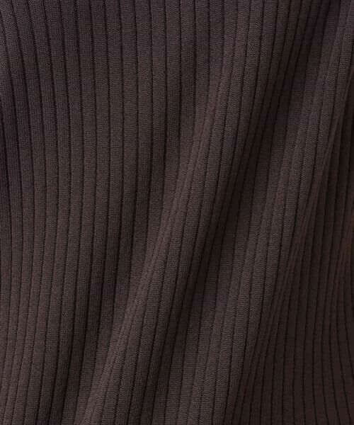 Maison de CINQ / メゾン ドゥ サンク ニット・セーター | 【小さいサイズ】[UVカット/洗える]ワイドリブ配色デザインニット | 詳細24