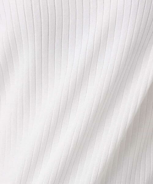 Maison de CINQ / メゾン ドゥ サンク ニット・セーター | 【小さいサイズ】[UVカット/洗える]ワイドリブ配色デザインニット | 詳細28