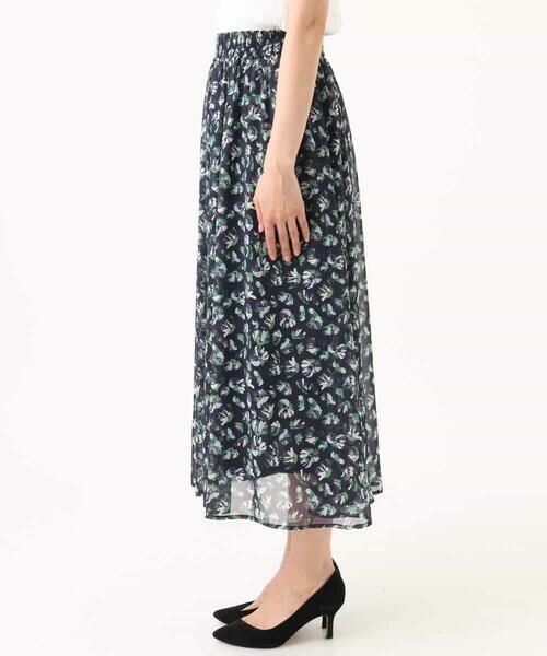 Maison de CINQ / メゾン ドゥ サンク ロング・マキシ丈スカート | 【小さいサイズ】花柄シフォンスカート/洗える/丈の長さが選べる/洗濯機で洗える/セットアップ対応 | 詳細14