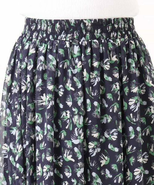 Maison de CINQ / メゾン ドゥ サンク ロング・マキシ丈スカート | 【小さいサイズ】花柄シフォンスカート/洗える/丈の長さが選べる/洗濯機で洗える/セットアップ対応 | 詳細16