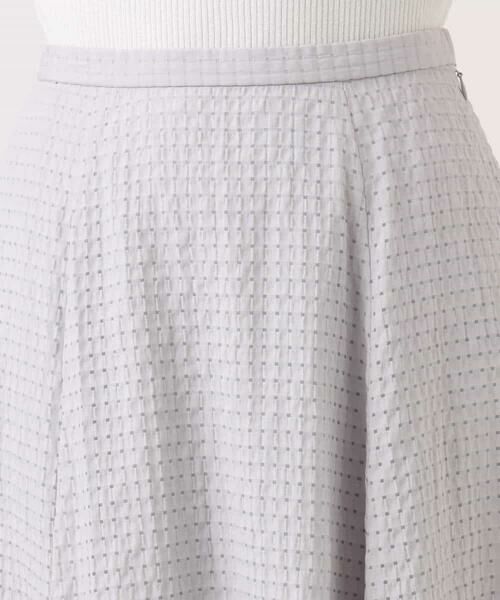 Maison de CINQ / メゾン ドゥ サンク ロング・マキシ丈スカート | 【小さいサイズ】[洗える]シアーチェック柄フレアスカート | 詳細16