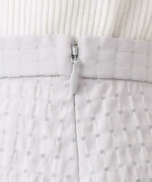 Maison de CINQ / メゾン ドゥ サンク ロング・マキシ丈スカート | 【小さいサイズ】[洗える]シアーチェック柄フレアスカート | 詳細18