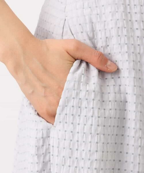 Maison de CINQ / メゾン ドゥ サンク ロング・マキシ丈スカート | 【小さいサイズ】[洗える]シアーチェック柄フレアスカート | 詳細19