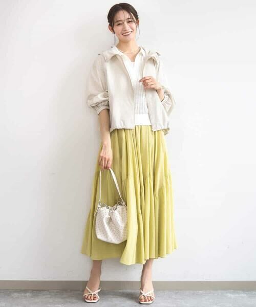 Maison de CINQ / メゾン ドゥ サンク その他アウター | 【小さいサイズ】[洗える]フーデットライトブルゾン | 詳細1