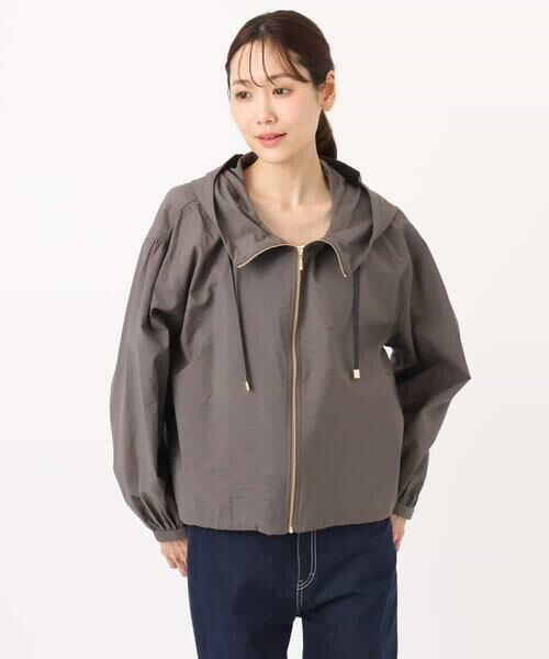 Maison de CINQ / メゾン ドゥ サンク その他アウター | 【小さいサイズ】[洗える]フーデットライトブルゾン | 詳細10