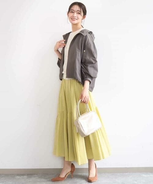 Maison de CINQ / メゾン ドゥ サンク その他アウター | 【小さいサイズ】[洗える]フーデットライトブルゾン | 詳細5