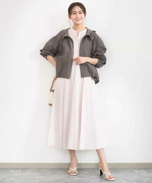 Maison de CINQ / メゾン ドゥ サンク その他アウター | 【小さいサイズ】[洗える]フーデットライトブルゾン | 詳細7