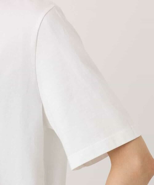 Maison de CINQ / メゾン ドゥ サンク カットソー | 【小さいサイズ】ニュアンス配色コットンロゴTシャツ/洗濯機で洗える | 詳細8