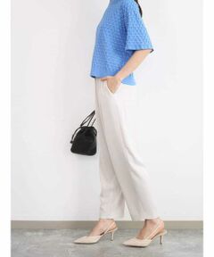 Maison de CINQ / メゾン ドゥ サンク その他パンツ | 【小さいサイズ】[UVカット/接触冷感/防シワ/通気性/洗濯機で洗える]テーパードパンツ