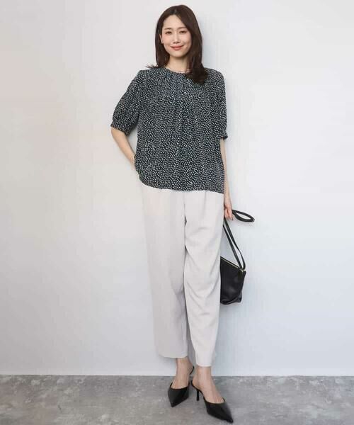 Maison de CINQ / メゾン ドゥ サンク その他パンツ | 【小さいサイズ】[UVカット/接触冷感/防シワ/通気性/洗濯機で洗える]テーパードパンツ | 詳細11