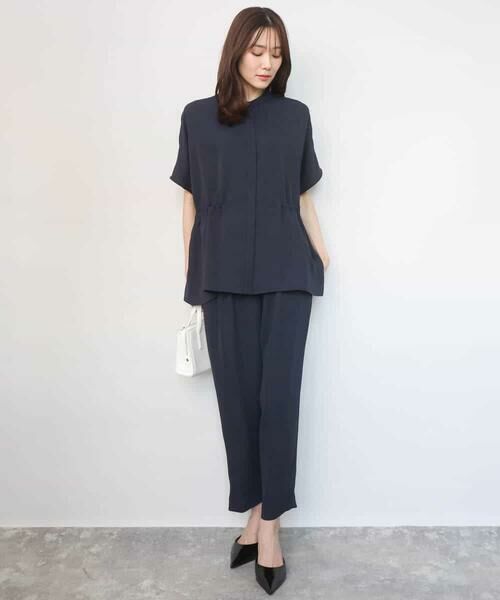 Maison de CINQ / メゾン ドゥ サンク その他パンツ | 【小さいサイズ】[UVカット/接触冷感/防シワ/通気性/洗濯機で洗える]テーパードパンツ | 詳細2