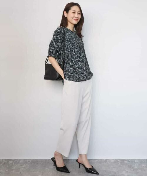 Maison de CINQ / メゾン ドゥ サンク その他パンツ | 【小さいサイズ】[UVカット/接触冷感/防シワ/通気性/洗濯機で洗える]テーパードパンツ | 詳細9