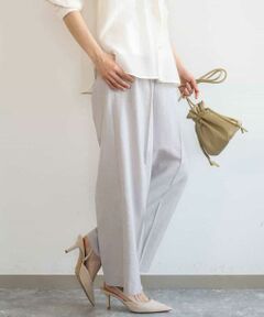 Maison de CINQ / メゾン ドゥ サンク チノ・ワークパンツ | 【小さいサイズ】[UVカット/接触冷感/速乾/洗える]バイオヴィンテージツイル ワイドストレートパンツ