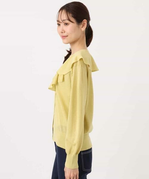 Maison de CINQ / メゾン ドゥ サンク カーディガン・ボレロ | 【小さいサイズ】ラッフルフリルデザインカーディガン/接触冷感/UVカット/洗える | 詳細12