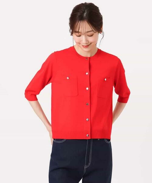 Maison de CINQ / メゾン ドゥ サンク カーディガン・ボレロ | 【小さいサイズ】[UVカット/接触冷感/洗える]コンパクトニットカーディガン | 詳細19