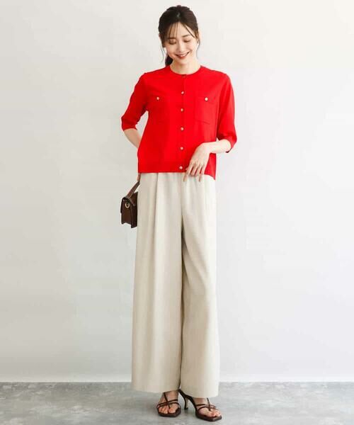 Maison de CINQ / メゾン ドゥ サンク カーディガン・ボレロ | 【小さいサイズ】[UVカット/接触冷感/洗える]コンパクトニットカーディガン | 詳細22