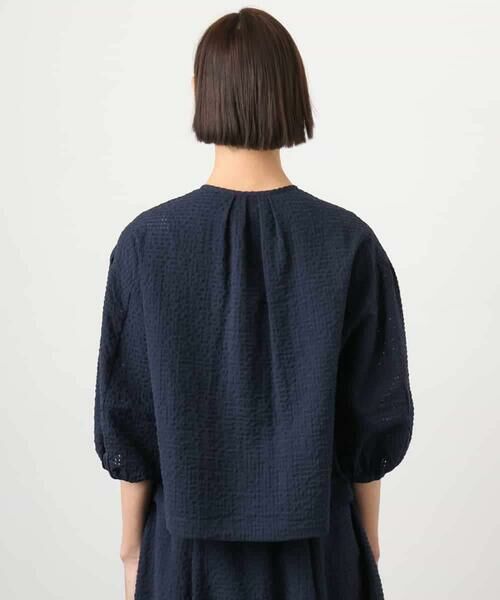 Maison de CINQ / メゾン ドゥ サンク シャツ・ブラウス | [小さいサイズ][セットアップ対応]ワッフルノーカラーブルゾン | 詳細20