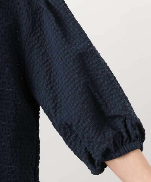 Maison de CINQ / メゾン ドゥ サンク シャツ・ブラウス | [小さいサイズ][セットアップ対応]ワッフルノーカラーブルゾン | 詳細24