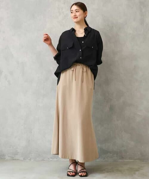 Maison de CINQ / メゾン ドゥ サンク シャツ・ブラウス | [小さいサイズ]シアーツイルオーバーシャツ | 詳細2