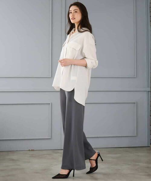 Maison de CINQ / メゾン ドゥ サンク シャツ・ブラウス | [小さいサイズ]シアーツイルオーバーシャツ | 詳細28